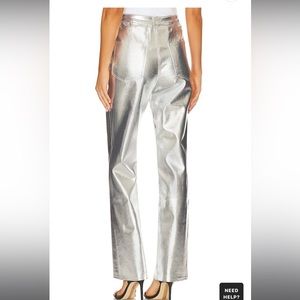 WEWOREWHAT mirror straight leg in mirror - size 30